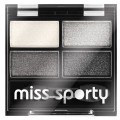 Miss Sporty Studio Colour Quattro Eye Shadow poczwrne cienie do powiek 404 Real Smoky/Smoky Black 5g