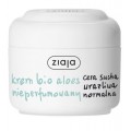 Ziaja Bio Krem aloesowy nieperfumowany cera sucha wrażliwa normalna 50ml