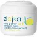 Ziaja Ziajka Krem z filtrem SPF6 dla dzieci i niemowląt od 3 miesiąca życia Ślimak 50ml