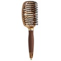 Olivia Garden Nano Thermic Flex Collection 100% Boar Hairbrush szczotka do włosów NT-FLEXBR  Olivia Garden Nano Thermic Flex Collection 100% Boar Hairbrush szczotka do włosów NT-FLEXBR