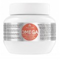 Kallos Omega Rich Repair Hair Mask Regenerująca odżywka z kompleksem omega-6 i olejem makadamii 275ml