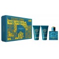 Versace Eros Woda toaletowa 50ml spray + Balsam po goleniu 50ml + el pod prysznic 50ml
