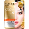 Eveline 24k Gold Nourishing Elixir ultra rewitalizujca maska w pacie 8w1 20ml