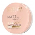 Eveline Matt My Day Peach Loose Powder Silky Smooth & Matttifing wygadzajco-matujcy sypki puder do twarzy 6g