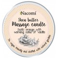 Nacomi Shea Butter Massage Candle wieca do masau z masem shea Pomaracza 150g