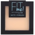 Maybelline Fit Me Matte Poreless Pressed Powder puder matujcy do twarzy w kompakcie 104 Soft Ivory 9g