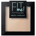 Maybelline Fit Me Matte Poreless Pressed Powder puder matujcy do twarzy w kompakcie 105 Natural Ivory 9g