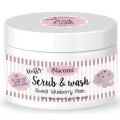 Nacomi Scrub & Wash piankowy peeling do ciaa Sweet Blueberry 180ml