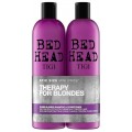 Tigi Bed Head Dumb Blonde Shampoo szampon do wosw blond 750ml + Dumb Blonde Conditioner odywka do wosw blond 750ml