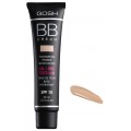 Gosh BB Cream Foundation Primer Moisturizer All In One SPF15 Krem baza podkład 3w1 02 Beige 30ml