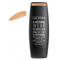 Gosh X-Ceptional Wear Foundation Long Lasting Makeup dugotrway podkad do twarzy 19 Chestnut 30ml