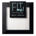 Maybelline Fit Me Matte Poreless Pressed Powder puder matujcy do twarzy w kompakcie 090 Transluced 9g