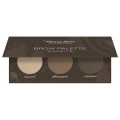 Pierre Rene Brow Palette paletka cieni do brwi 03 Brunette 3x1,3g