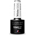 Claresa Soak Off UV/LED lakier hybrydowy 1000 White 5g