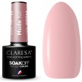 Claresa Soak Off UV/LED Nude lakier hybrydowy 107 5g