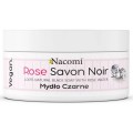 Nacomi Savon Noir czarne mydo Rose 125g