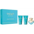 Versace Dylan Turquoise Pour Femme Woda toaletowa 50ml spray + el pod prysznic 50ml + Balsam do ciaa 50ml