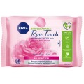 Nivea Rose Touch Micellar Wipes biodegradowalne micelarne chusteczki z organiczn� wod� r�an� do ka�dego typu sk�ry 25 szt