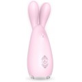 S-Hande Reba Massager wibrator podwietlany z 9 trybami wibracji w ksztacie krlika Light Pink