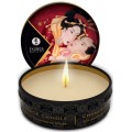 Shunga Massage Candle Chandelle A Massage wieca do masau Sparkling Strawberry Wine 30ml