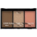 Wibo Face Palette 3 Steps To Perfect Face paleta do konturowania twarzy