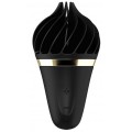 Satisfyer White Treat Lay-On Vibrator wibrator w kształcie lodowego rożka Black-Gold