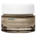 Korres Black Pine Plump-Up Sleeping Facial ujdrniajcy krem do twarzy na noc 40ml