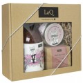 LaQ Kocica el pod prysznic 500ml + mus do mycia twarzy 100ml + maseko do twarzy 50ml