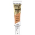 Max Factor Miracle Pure Skin Improving Foundation SPF30 PA+++ Podkład 80 Bronze 30ml  Max Factor Miracle Pure Skin Improving Foundation SPF30 PA+++ Podkład 80 Bronze 30ml