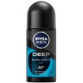 Nivea Men Deep Black Carbon Beat antyperspirant z aktywnym węglem roll-on 50ml