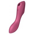 Satisfyer Curvy Trinity 3 Air Pulse Vibrator stymulator echtaczki z wibracjami Red