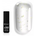 Silcare Flexy She`s Gold Top Coat preparat do paznokci z drobinkami w kolorze złota 4,5 g