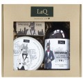 LaQ Doberman el pod prysznic 500ml + mydeko do twarzy 85ml + peeling do ciaa 200ml