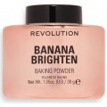 Makeup Revolution Banana Brighten Loose Baking Powder rozwietlajcy sypki puder do twarzy 30g