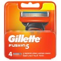 Gillette Fusion Wymienne ostrza do maszynki do golenia 4 szt