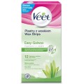 Veet Easy-Gelwax plastry z woskiem do depilacji ciaa 12szt