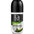 FA Men Sport Energy Boost Antiperspirant roll-on antyperspirant w kulce dla mężczyzn 50ml