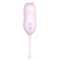 S-Hande Miaou-RTC wibrator zdalnie sterowany z 9 trybami wibracji w ksztacie kota Light Pink