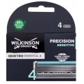 Wilkinson Sword Quattro Titanium Sensitive wymienne ostrza do maszynki do golenia 4szt