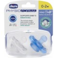 Chicco PhysioForma Smoczek silikonowy uspokajajcy Mini Soft 0-2m Boy 2szt
