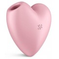 Satisfyer Cutie Heart Air Pulse Stimulator + Vibrator stymulator echtaczki Pink
