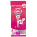 Wilkinson Sword Extra 3 Essential Colour Mix maszynki do golenia dla kobiet 3szt