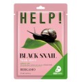 Bergamo Help Sheet Mask maska do twarzy z Black Snail 25ml