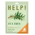 Bergamo Help Sheet Mask maska do twarzy z Tea Tree 25ml