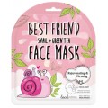 Look At Me Best Friend Face Mask odmadzajca maska do twarzy w pachcie Snail & Green Tea