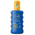 Nivea Sun Protect & Moisture nawilajcy balsam w sprayu do opalania SPF30 200ml