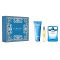 Versace Man Eau Fraiche Woda toaletowa 100ml spray + Woda toaletowa 10ml spray + el pod prysznic 150ml