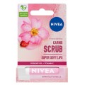 Nivea Caring Scrub peeling do ust Dzika Ra 4,8g