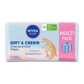 Nivea Baby chusteczki nawilżane Soft&Cream 4x57szt