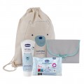 Chicco Nappy Change mata do zmiany pieluszek + krem na odparzenia + chusteczki nawilane 16szt
